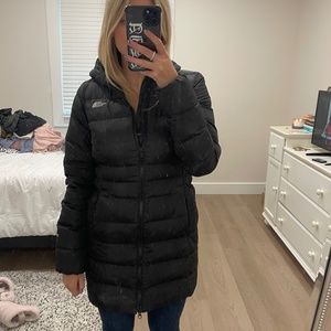Black North Face Parka